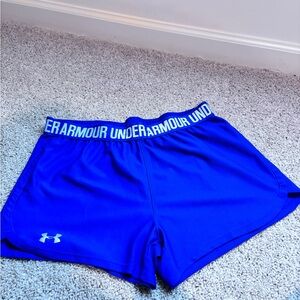 Under Armour Women's Vibrant Blue Sports Shorts